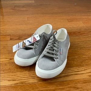 NWT grey Superga shoes